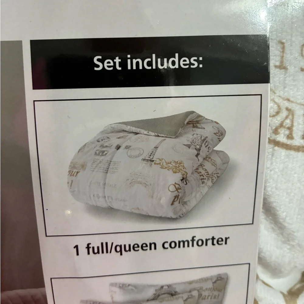 Paris comforter set